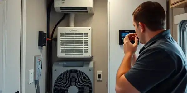 HVAC system installation project